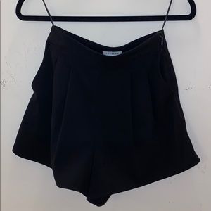 Topshop Black Shorts Size 2